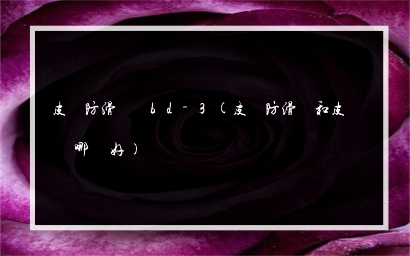 皮帶防滑劑 bd-3(皮帶防滑劑和皮帶臘哪個好)